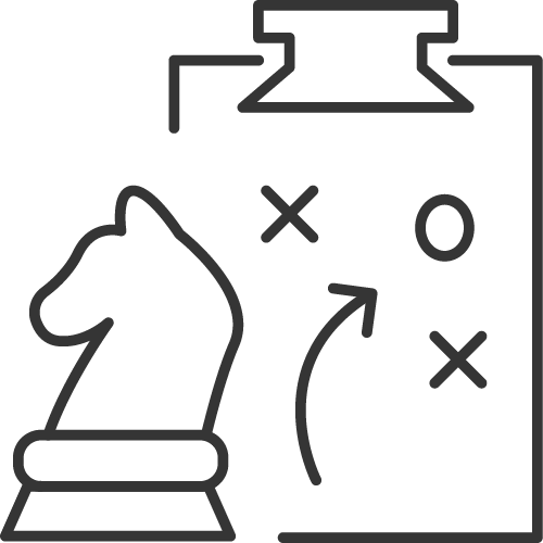 Icon of chessboard movements